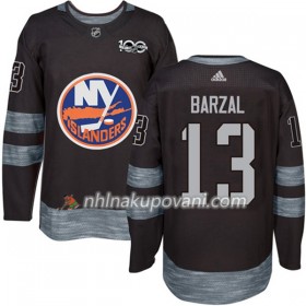 New York Islanders Dresy Mathew Barzal 13 1917-2017 100th Anniversary Adidas Černá Authentic - Pánské